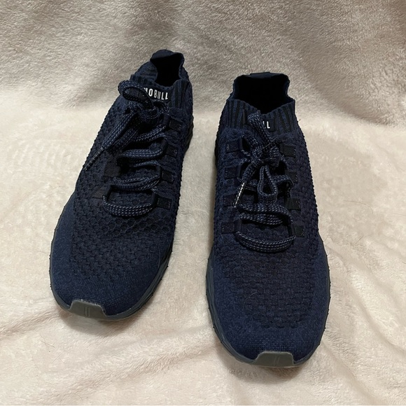 No Bull Navy Blue Knit Runners, Size 13 - Picture 3 of 6